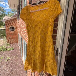 Free People Yellow Sundress XS
